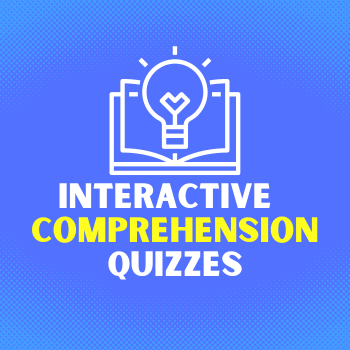 interactive reading comprehension quizzes for esl, esl comprehension exercises online, online comprehension exercises