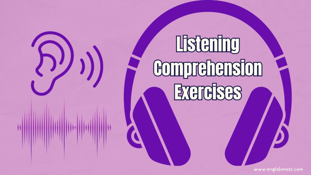listening practice exercises, English listening practice exercises