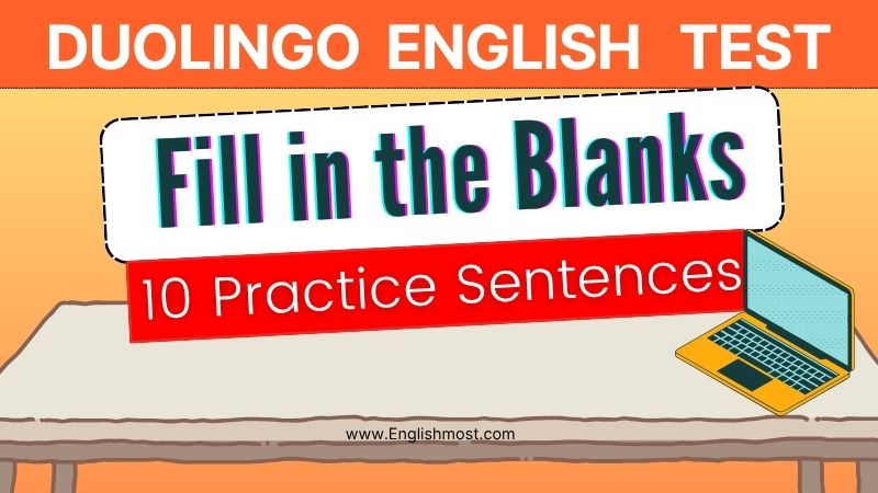 duolingo fill in the blanks